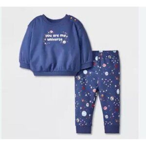Cat & Jack You Are My Universe Set Size 0-3 M NWT